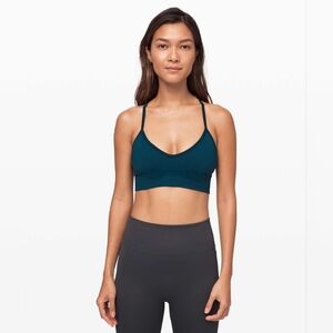 lululemon athletica Deep Teal Sports Bra, Size 8.